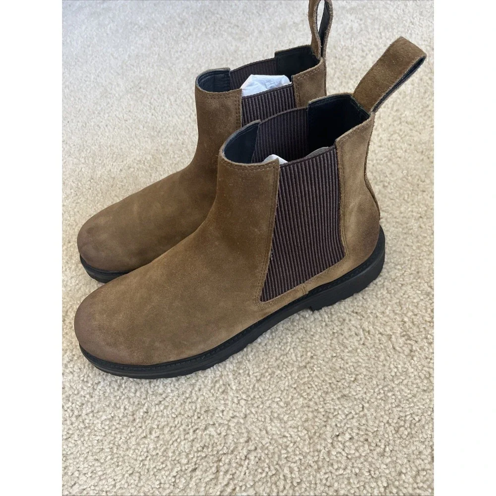 Diesel D-Alabhama Brown Suede Chelsea Boots Mens Size 12.5 EU 46 Lug Sole